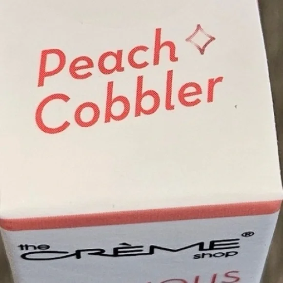 NIB - The Crème Shop Luscious Lip Oil - Peach Cobbler - Picture 2 of 6